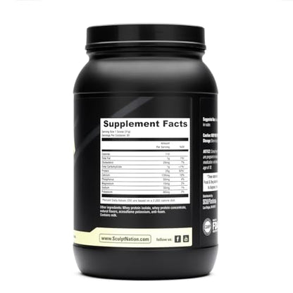 Sculpt Nation by V Shred Protein Powder (Vanilla) - Premium Whey Protein Powder Sculpt NationUS supplements