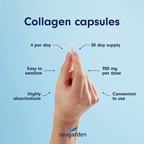 Seagarden Marine Collagen Capsules + Vitamin C | Collagen Peptides (Type I & III) SEAGARDENAu supplements