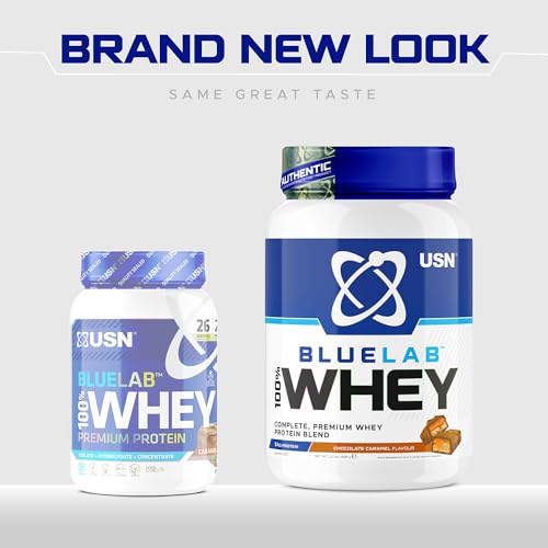 USN Blue Lab Whey Protein Powder: Chocolate Caramel - Whey Protein 2kg - Post-Workout USNAu supplements
