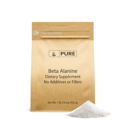 Pure Original Ingredients Beta Alanine Powder Non-GMO, Non-Essential Amino Acid Pure Organic IngredientsUS supplements