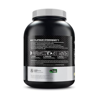 Optimum Nutrition Platinum Hydrowhey Protein Powder, 100% Hydrolyzed Whey Isolate Optimum NutritionUS supplements