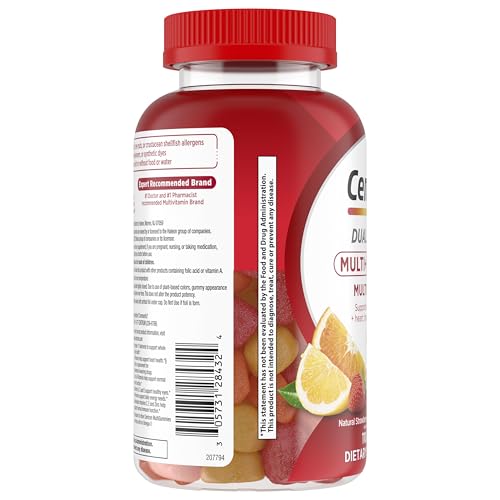 Centrum MultiGummies Multi+ Omega 3 Dual Action, Adult Multivitamin, Multivitamin/Multimineral/Omega 3 CentrumAu supplements