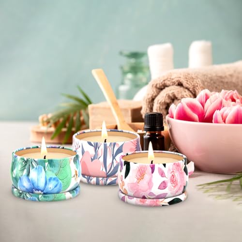 3 Pack Scented Candles Set for Christmas Thanksginving Gift, Relaxing Aromatherapy Candles Gift HenalerAu supplements