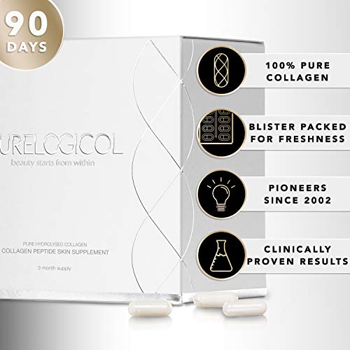 Collagen Supplement, Best Hydrolysed Collagen Peptides, 3 Months Supply for Younger Looking Skin PurelogicolAu supplements
