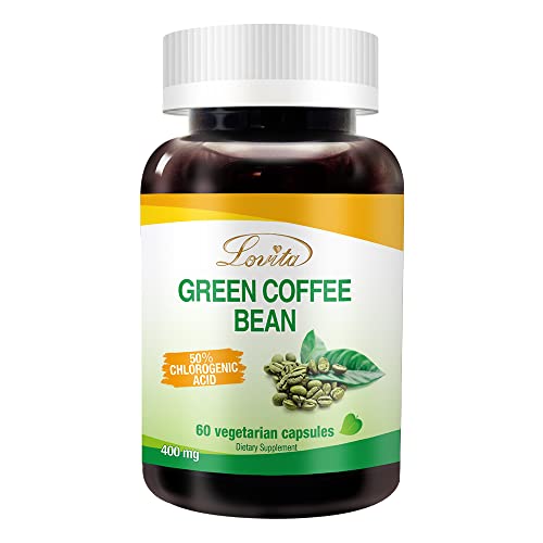 Lovita High-Potency Green Coffee Extract: 1600mg Equivalent, 50% Chlorogenic Acid LovitaUS supplements