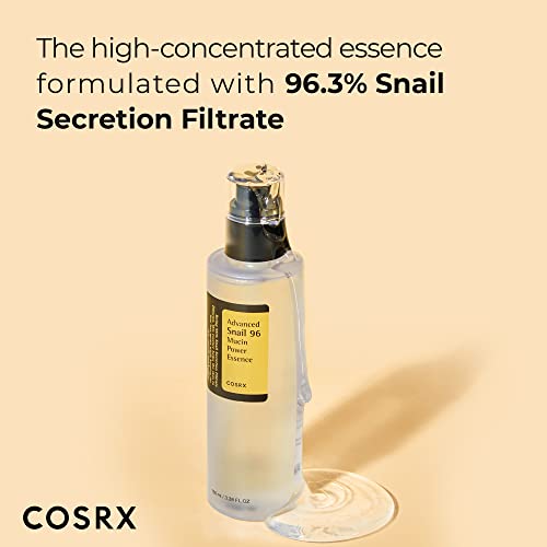 COSRX Snail Mucin 96% Power Repairing Essence 3.38 fl.oz 100ml COSRXAu supplements
