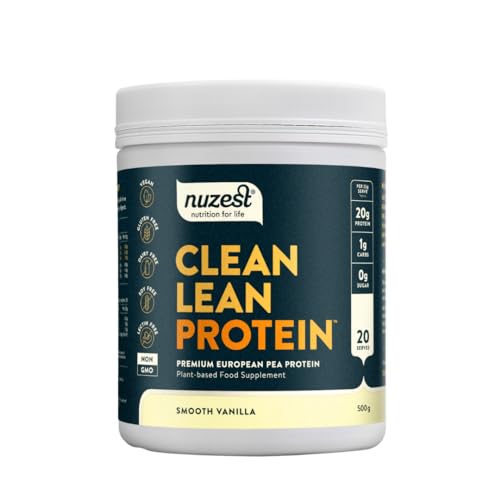 Vegan Protein Powders by Nuzest - Clean Lean Protein - Smooth Vanilla - Plant Based Pea Protein Shake NuzestAu supplements