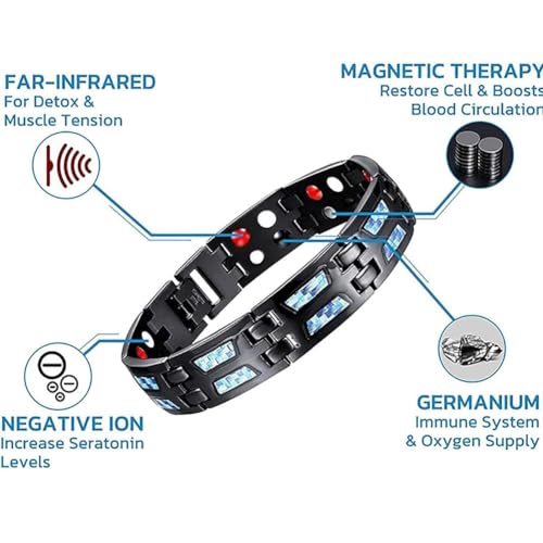 Far Infrared Ionizer Wristband, Far Infrared Negative Ions Wristband, Infrared Magnetic Therapy Msupps.comAu supplements