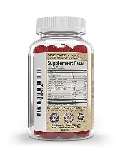 Womens Postpartum Hair Loss Gummies - Formuated for Postnatal Hair Care, Growth Garden Grown EssentialsAu supplements