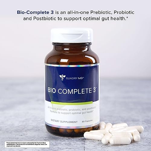 Gundry MD® Bio Complete 3 - Prebiotic, Probiotic, Postbiotic to Support Optimal Gut Health Gundry MDAu supplements