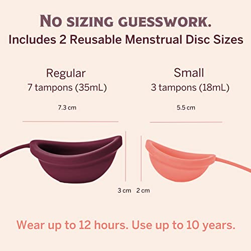 Pixie Menstrual Disc Kit - Best Period Disc Starter Kit - 2 Discs, 20 Wipes, Wash, Lube, Public Restroom Pixie CupAu supplements