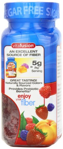 Vitafusion Fiber Well Sugar Free Fiber Supplement, Peach, Strawberry And Blackberry VitafusionUS supplements
