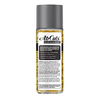 Ab Cuts CLA Belly Fat Formula - 80 Easy-to-Swallow Softgels - Omega 3 Fish Oil, Flaxseed AbCutsUS supplements