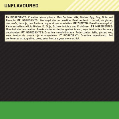 Optimum Nutrition Micronised Creatine Powder, 100% Pure Creatine Monohydrate Powder Optimum NutritionUS supplements