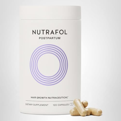 Nutrafol Postpartum Hair Growth Supplements, Clinically Tested for Visibly Thicker Hair and Less Shedding, Breastfeeding-friendly - 1 Month Supply NutrafolUS supplements