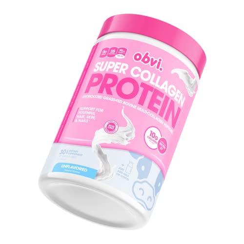 Obvi Collagen Peptides, Protein Powder, Keto, Gluten and Dairy Free, Hydrolyzed Grass ObviAu supplements
