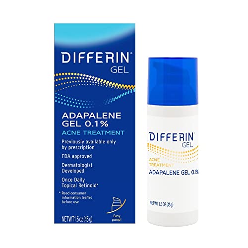 Differin Acne Treatment Gel, 90 Day Supply, Retinoid Treatment For Face DifferinUS supplements