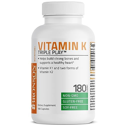 Vitamin K Triple Play (Vitamin K2 MK7 / Vitamin K2 MK4 / Vitamin K1) Full Spectrum BronsonAu supplements