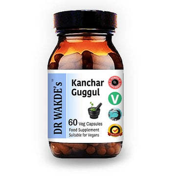 DR WAKDE's Kanchnar Guggul (60 Veg Caps, Ayurvedic Supplement, Vegan, Herbal, Natural, Made in the UK) DR WAKDE'sAu supplements