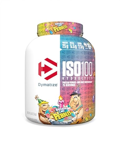 Dymatize ISO100 Hydrolyzed Protein Powder, 100% Whey Isolate Protein, 25g of Protein DymatizeUS supplements
