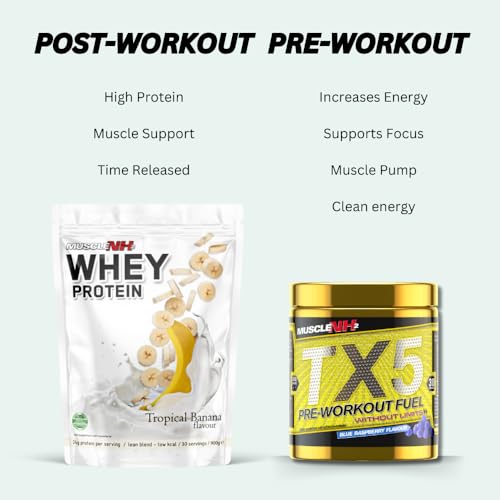 MuscleNh2 Whey Protein Powder Milk Protein, Soy Free, Gluten Free, Naturally Occurring BCAAs MuscleNh2Au supplements