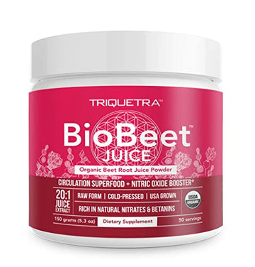 BioBeet Max Strength Beet Root Juice Powder – 20:1 Concentrate, Each Serving Derived Triquetra HealthAu supplements