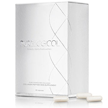 Collagen Tablets, Best Hydrolysed Protein Peptide Skin Supplement - 90 x Collagen Capsules x 800mg PurelogicolAu supplements