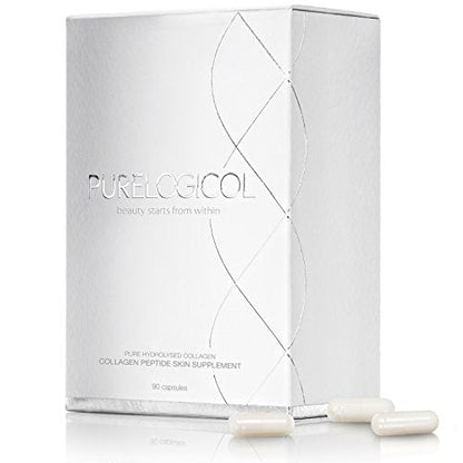 Collagen Tablets, Best Hydrolysed Protein Peptide Skin Supplement - 90 x Collagen Capsules x 800mg PurelogicolUS supplements