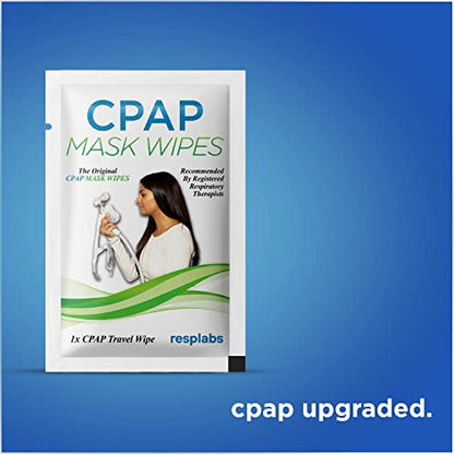 resplabs CPAP Mask Cleaning Wipes - Unscented, Alcohol-Free Cleaner RespLabs Medical Inc.US supplements
