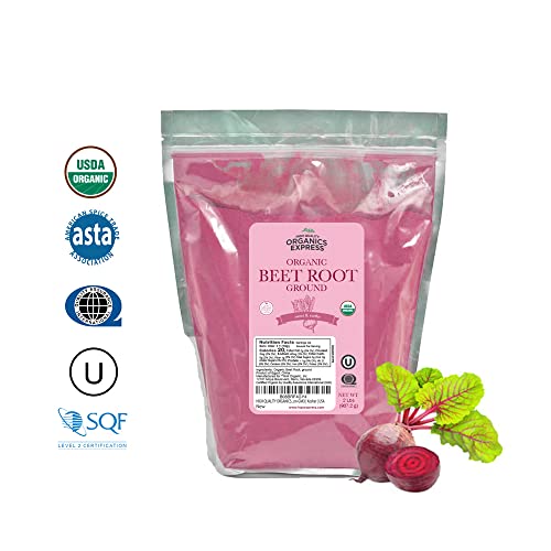 HQOExpress Organic Beetroot Powder - Organic Superfood - Nitric Oxide Booster - Non HQO HIGH QUALITY ORGANICSAu supplements