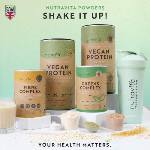 Vegan Protein Powder - Vanilla Flavour - Plant-Based High Protein Powder - 25g Protein per 36g Serving NutravitaAu supplements