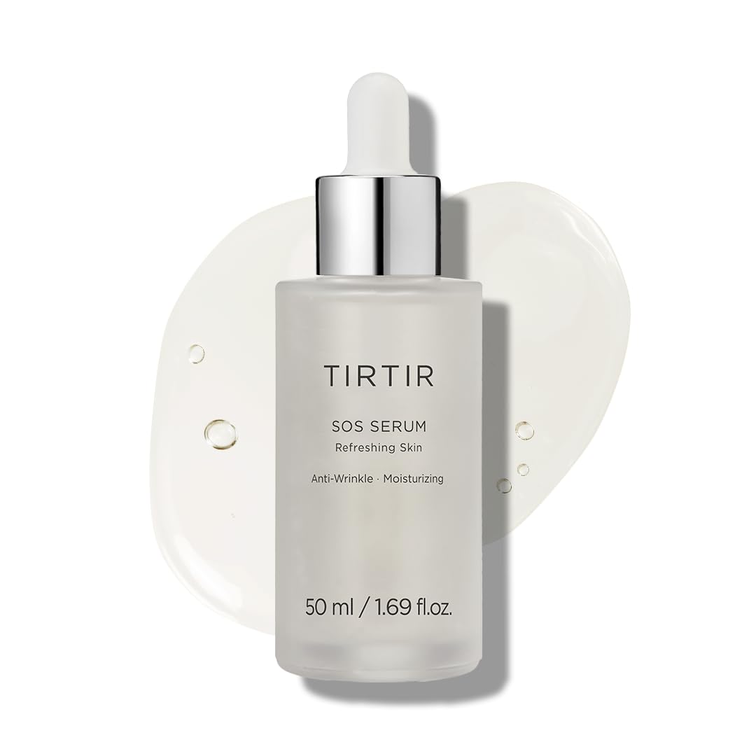 TIRTIR SOS Serum - Radiant Glow Boosting Face Serum - Plumping, Anti Aging, Hydrating - Visibly Smooth and Glowy Skin - Fragrance Free for All Skin Types, 1.69 fl.oz. TIRTIRAu supplements