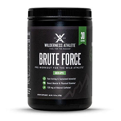 Wilderness Athlete - Brute Force Pre-Workout | Best Pre Workout Powder for Women & Men Wilderness AthleteUS supplements