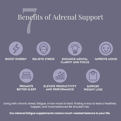 Adrenal Support for Women & Men – Cortisol Manager – Natural Stress Relief Supplement BeautiBeUS supplements