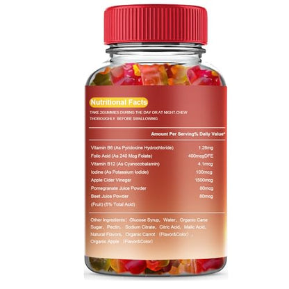 Arevtovis Apple Cider Vinegar Gummies - Boost Energy, Detox & Support Gut Health ACV ArevtovisUS supplements