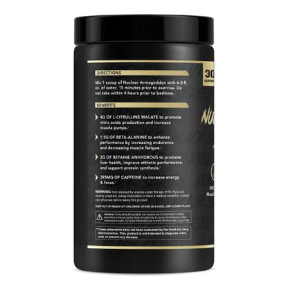 Anabolic Warfare Nuclear Armageddon Pre Workout Powder Pre-Workout for Men Anabolic WarfareUS supplements