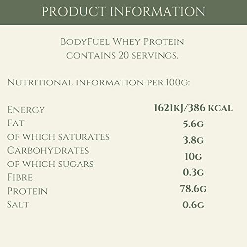 Complementary Supplements - BodyFuel Whey Protein Isolate & Concentrate Vanilla Flavour Complementary SupplementsAu supplements