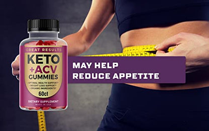 Lomilan Great Results Keto Gummies, Great Results Keto ACV Gummies, 180 Count LomilanUS supplements