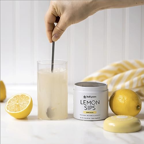 Dr. Kellyann Lemon Sips - Diet Citrus Drink Mix - Rehydrate, Detox, Revitalize - Sugar Free Dr. KellyannUS supplements