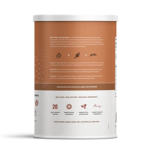 Sprout Living Epic Protein, Plant Based Protein & Superfoods Powder, Chocolate Maca Sprout LivingUS supplements