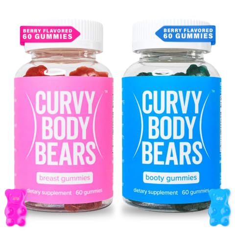 Curvy Body Bears Gummies Combo Pack - Chest and Bum Gummies - Workout Aid Curvy Body BearsUS supplements