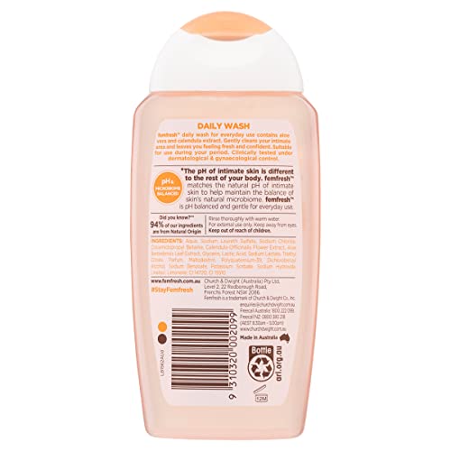 Femfresh Daily Wash 250ml FemfreshAu supplements