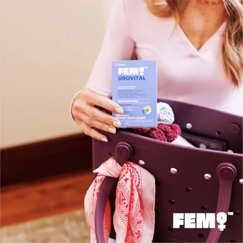 FEM Urovital Bladder Control Supplements - Overactive Bladder, Leakage & Urgency Relief - Non-Hormonal Urinary Tract Health Support for Women - 30 Capsules UpsaAu supplements