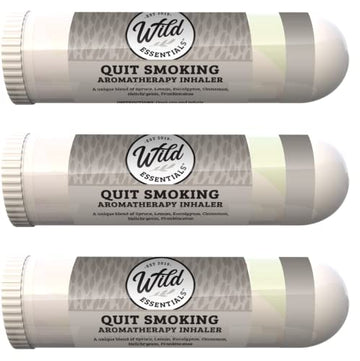 Wild Essentials 3 Pack of Quit Smoking Aromatherapy Nasal Inhalers Made mEssentialsUS supplements