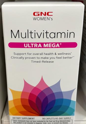 GNC Women's Ultra Mega Multivitamin | Supports Overall Health and Wellness in Women GNCUS supplements
