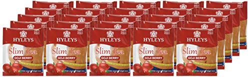 Hyleys Slim Tea Goji Berry Flavor - Weight Loss Herbal Supplement Cleanse and Detox Hyleys TeaUS supplements