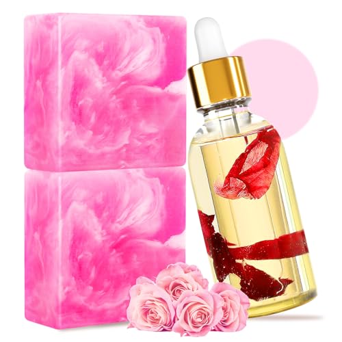 Yoni Soap Bars & Natural Yoni Oil Set, Natural Yoni Oil Vaginal Wash for Women Feminine Wash BASSIAu supplements