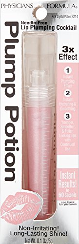 Physicians Formula Plump Potion™ Needle-Free Lip Plumping Cocktail Lip Gloss, Pink Crystal Potion, Hypoallergenic, Fragrance Free, Dermatologist Approved Physicians FormulaAu supplements