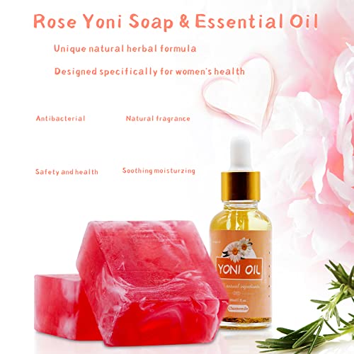 Yoni Soap Bar Yoni Oil Set Of 3, Vaginal Wash Eliminates Odor Ph Balance for Women, Feminine Wash tovaginshAu supplements