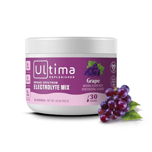 Ultima Replenisher Daily Electrolyte Drink Mix – Grape, 30 Servings – Hydration Powder Ultima ReplenisherAu supplements